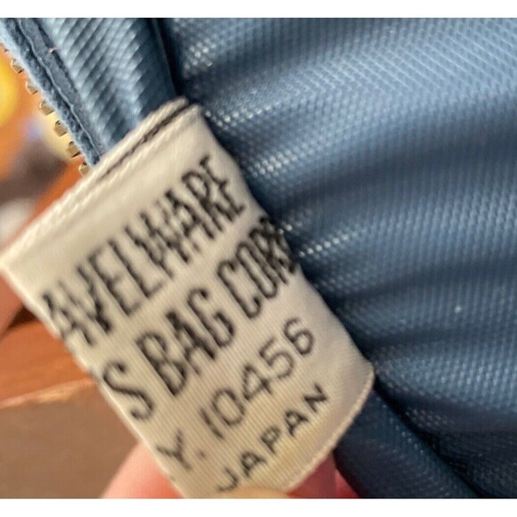 Vintage Bantam Travelware Overnight Suitcase Bag Blue Carry-on *READ* - Picture 4 of 13